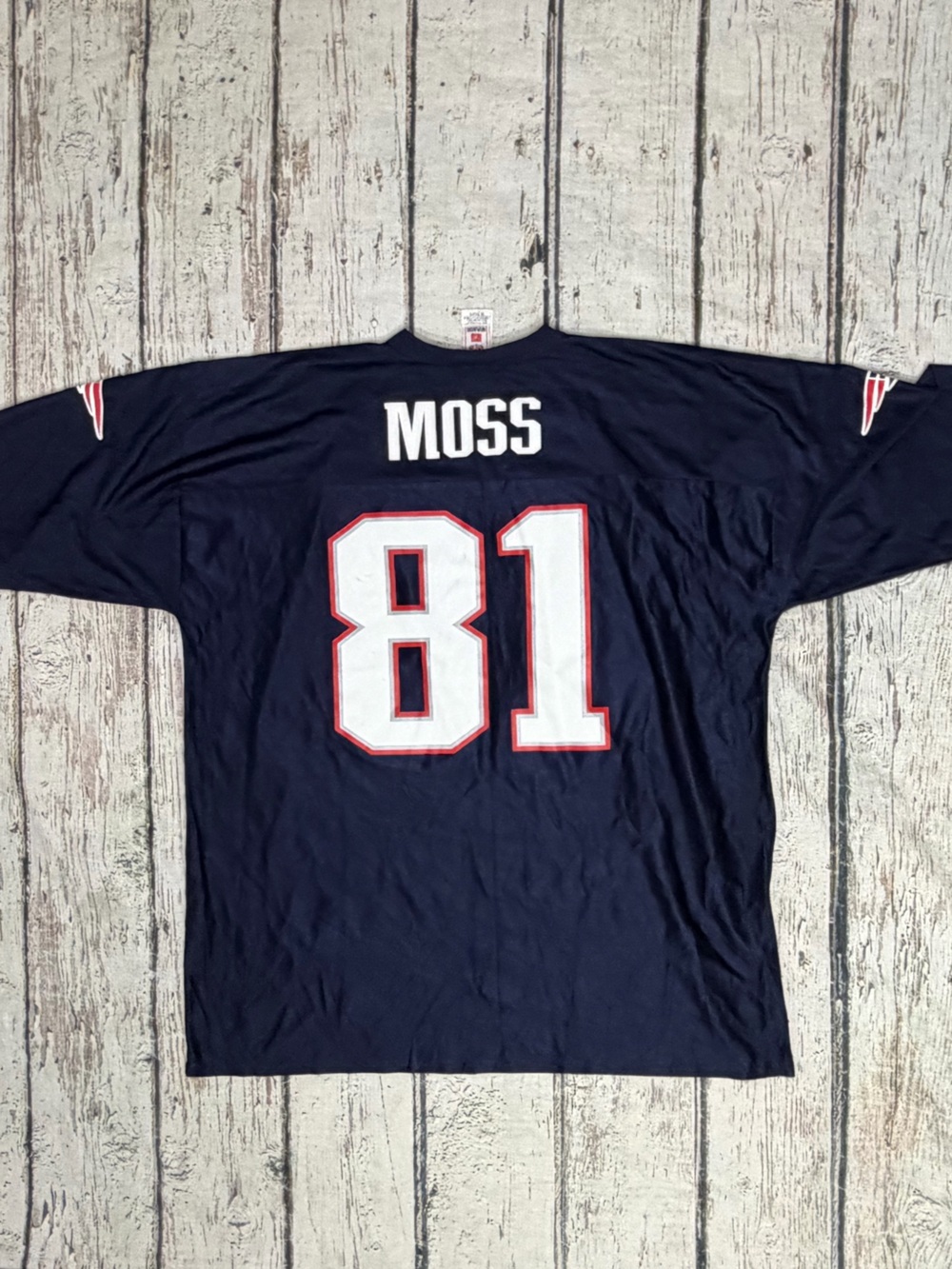 Randy Moss New England Patriots NFL Football Sports Mens Jersey